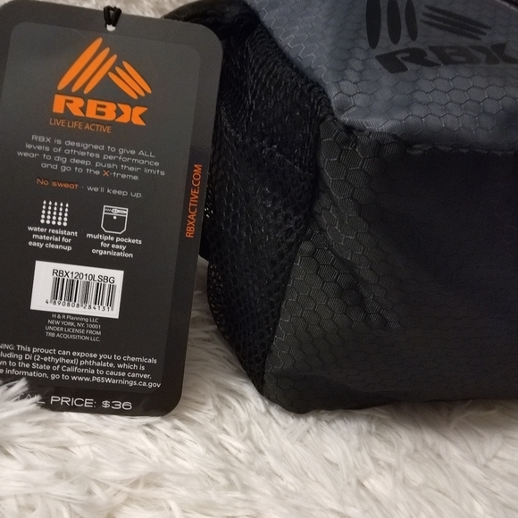 🔥3/$70 *NWT* RBX Men's Travel Toiletry Bag - Picture 7 of 7